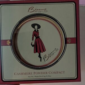 Bésame Cashmere Powder Compact - Elegant Red